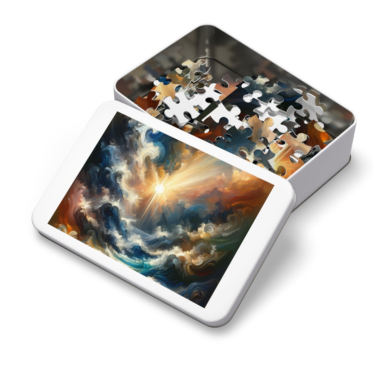 Tumultuous Sea Enlightenment Jigsaw Puzzle (30, 110, 252, 500,1000-Piece)