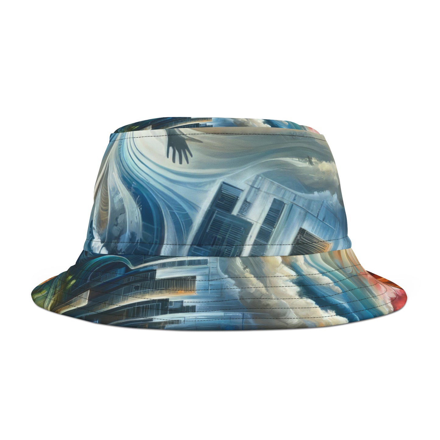 Transformative Tachism Emergence Bucket Hat (AOP)