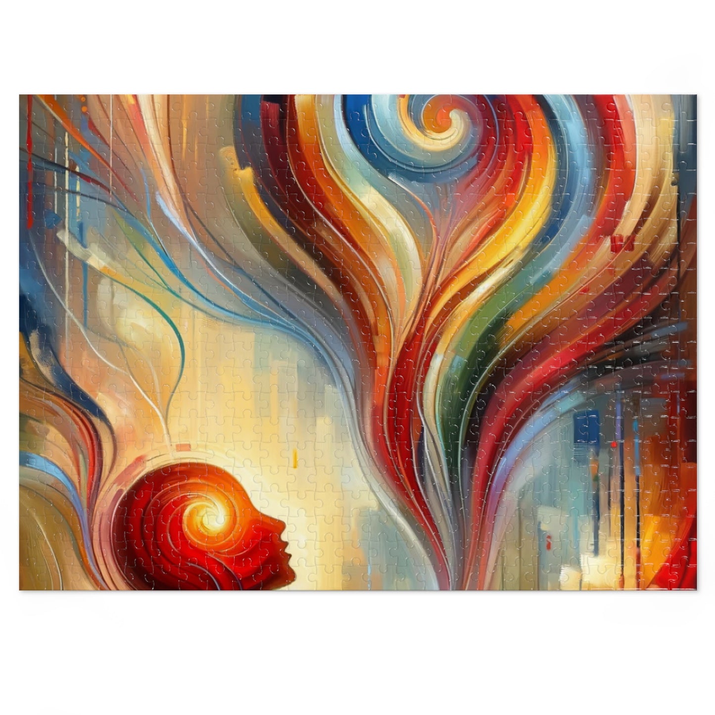 Empathetic Spiral Dialogue Jigsaw Puzzle (30, 110, 252, 500,1000-Piece)