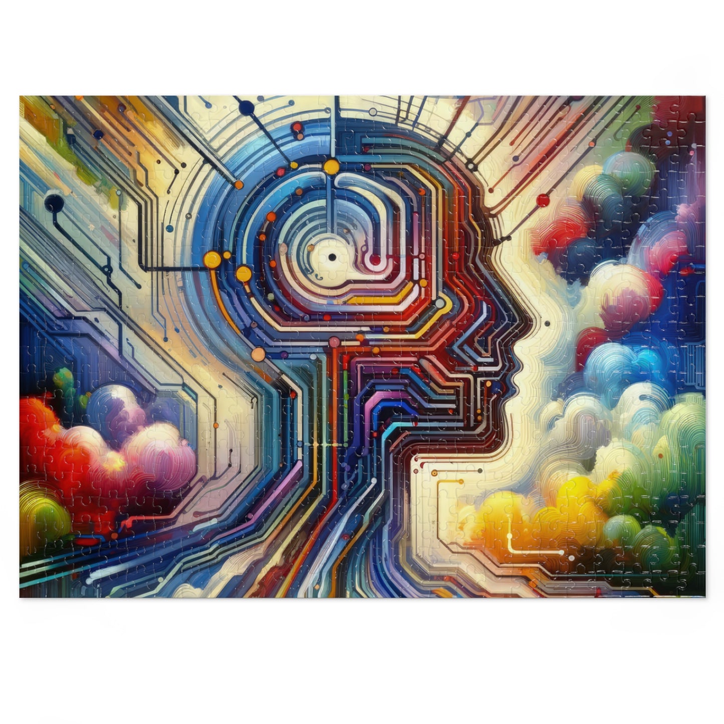 Supportive Digital Empathy Jigsaw Puzzle (30, 110, 252, 500,1000-Piece)