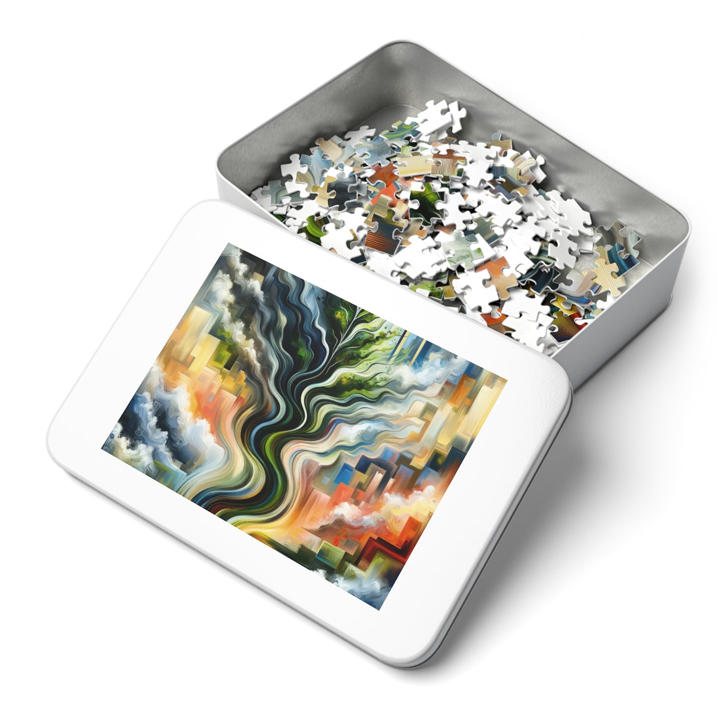 Eternal Digital Contrast Jigsaw Puzzle (30, 110, 252, 500,1000-Piece)