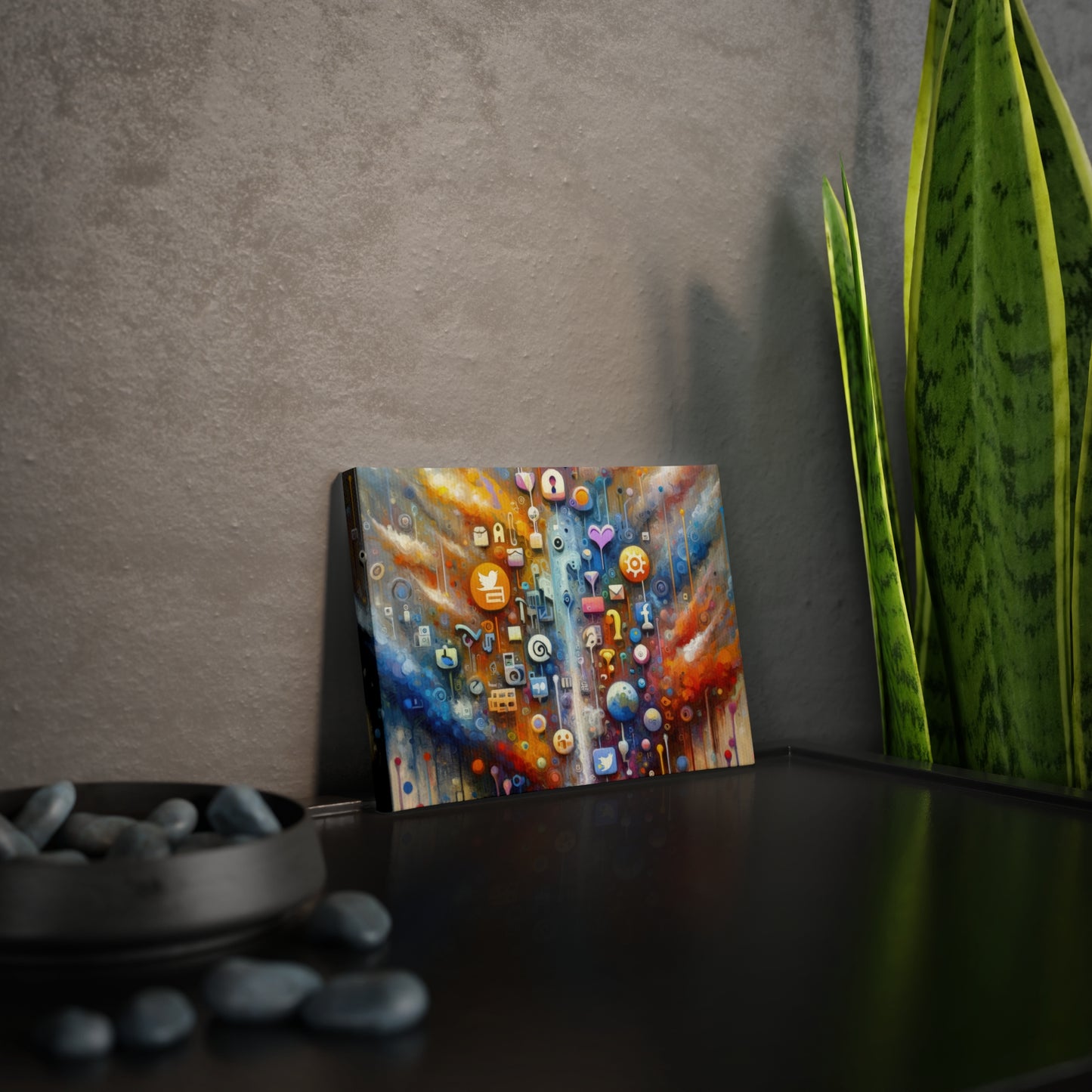 Digital Essence Revelation Canvas Photo Tile