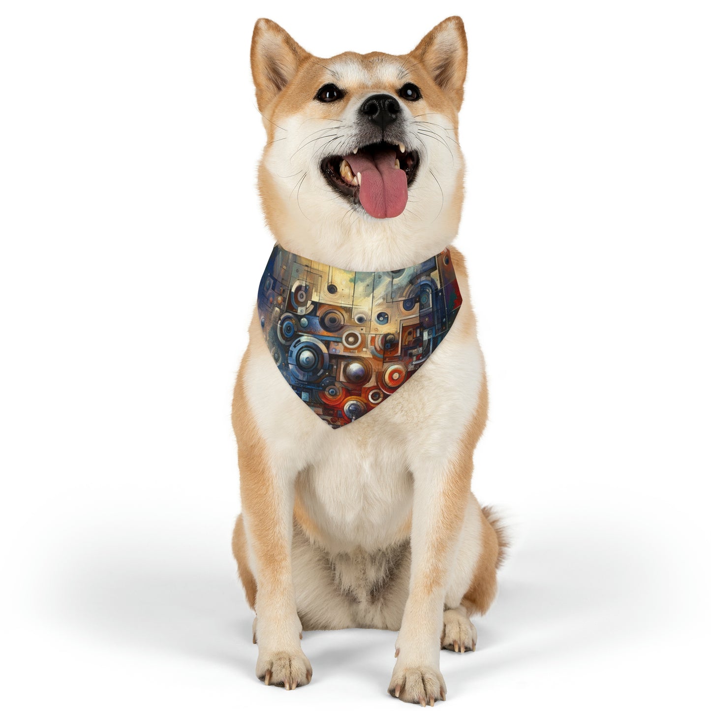 Tech Gratitude Fusion Pet Bandana Collar