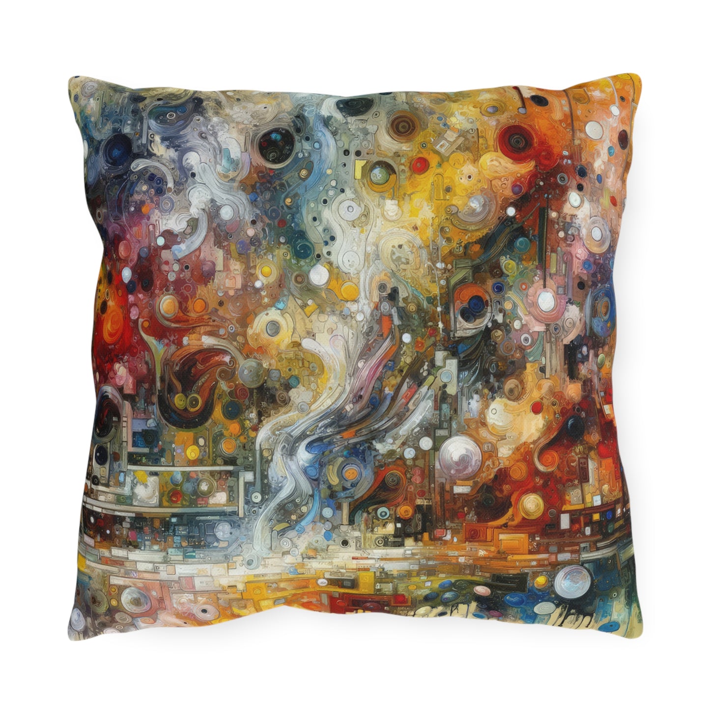Perception Mosaic Abstract Outdoor Pillows