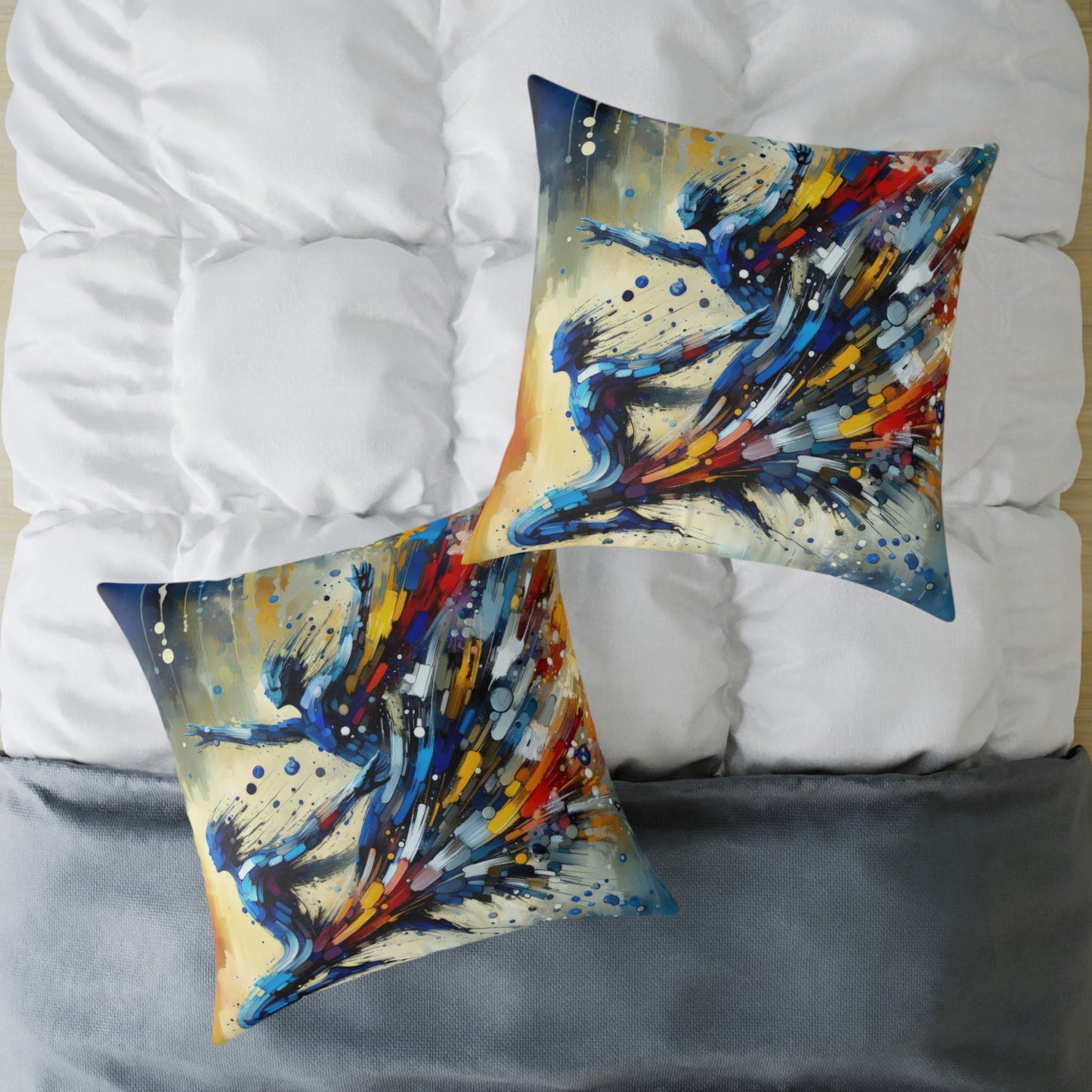 Empowering Mastery Cascade Spun Polyester Pillow
