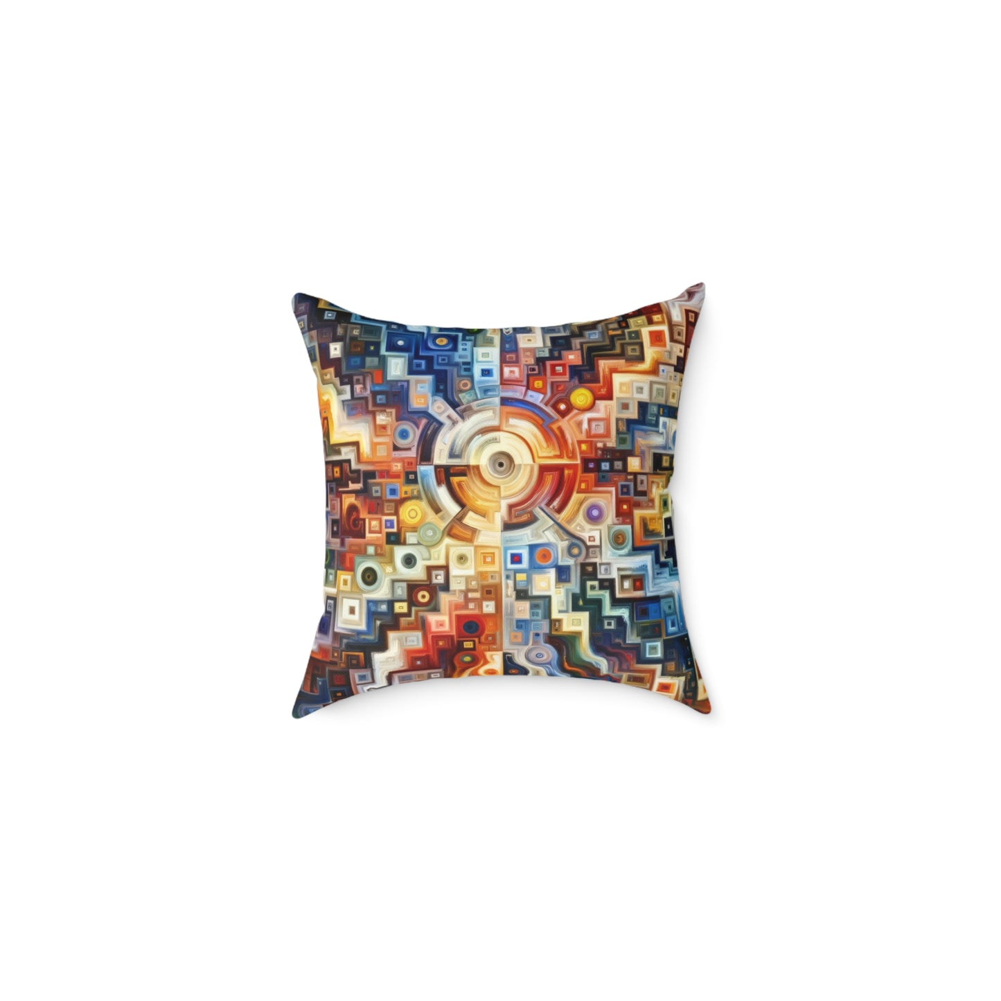 Essence Kaleidoscope Tapestry Spun Polyester Pillow