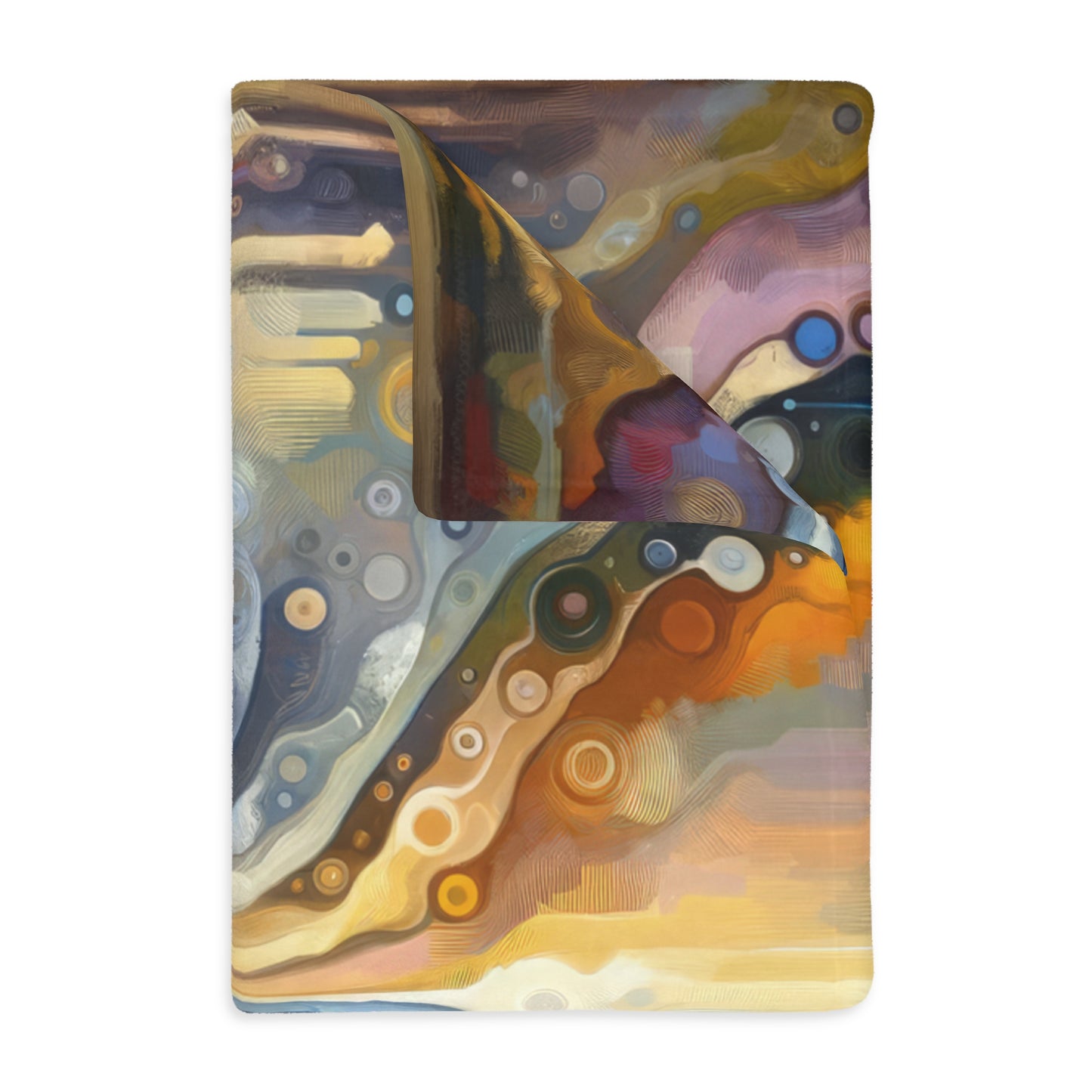 Harmonic Heart Essence Velveteen Microfiber Blanket (Two-sided print)