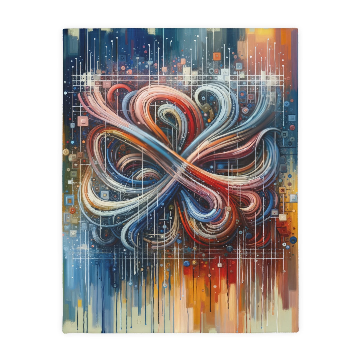 Humanity Tapestry Unification Velveteen Microfiber Blanket (Two-sided print)