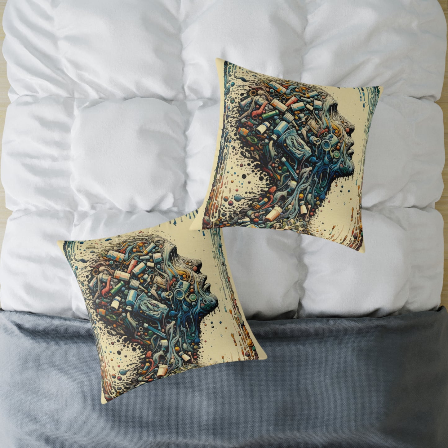 Rethinking Consumption Transformation Spun Polyester Pillow