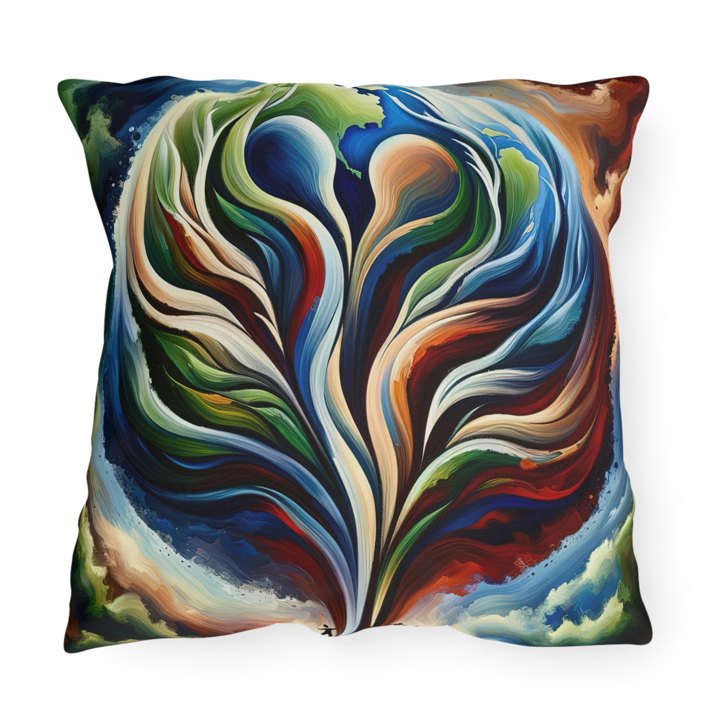 Interconnected Earth Advocates Outdoor Pillows