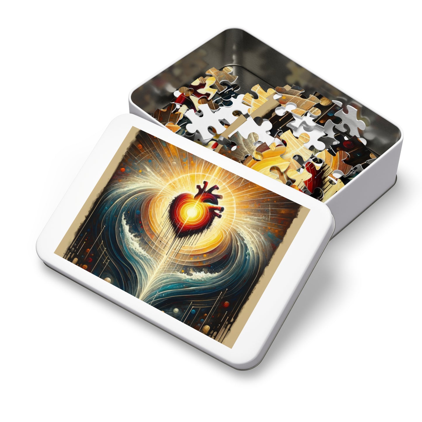 Awakened Heart Waves Jigsaw Puzzle (30, 110, 252, 500,1000-Piece)