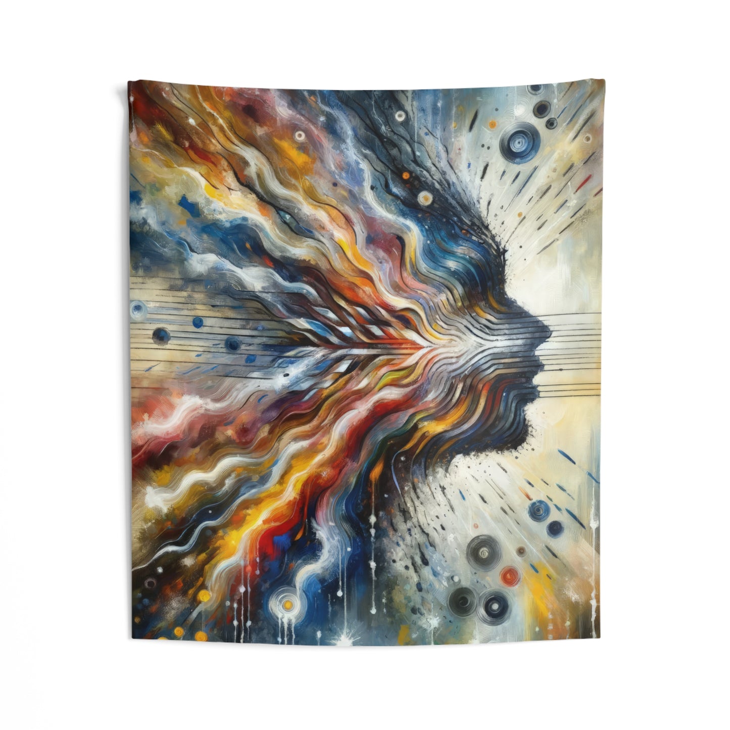 Empathetic Awakening Dynamic Indoor Wall Tapestries