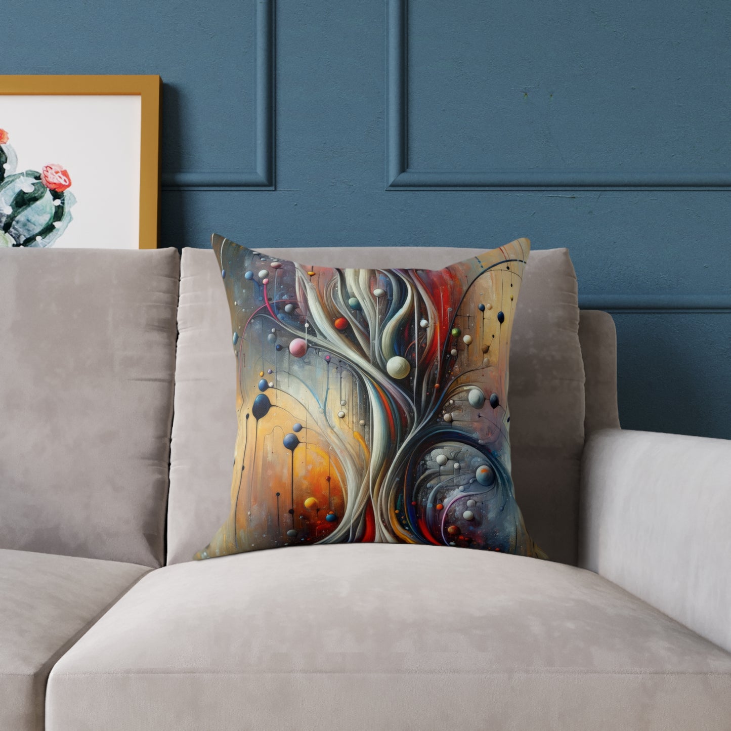Invisible Threads Influence Spun Polyester Pillow