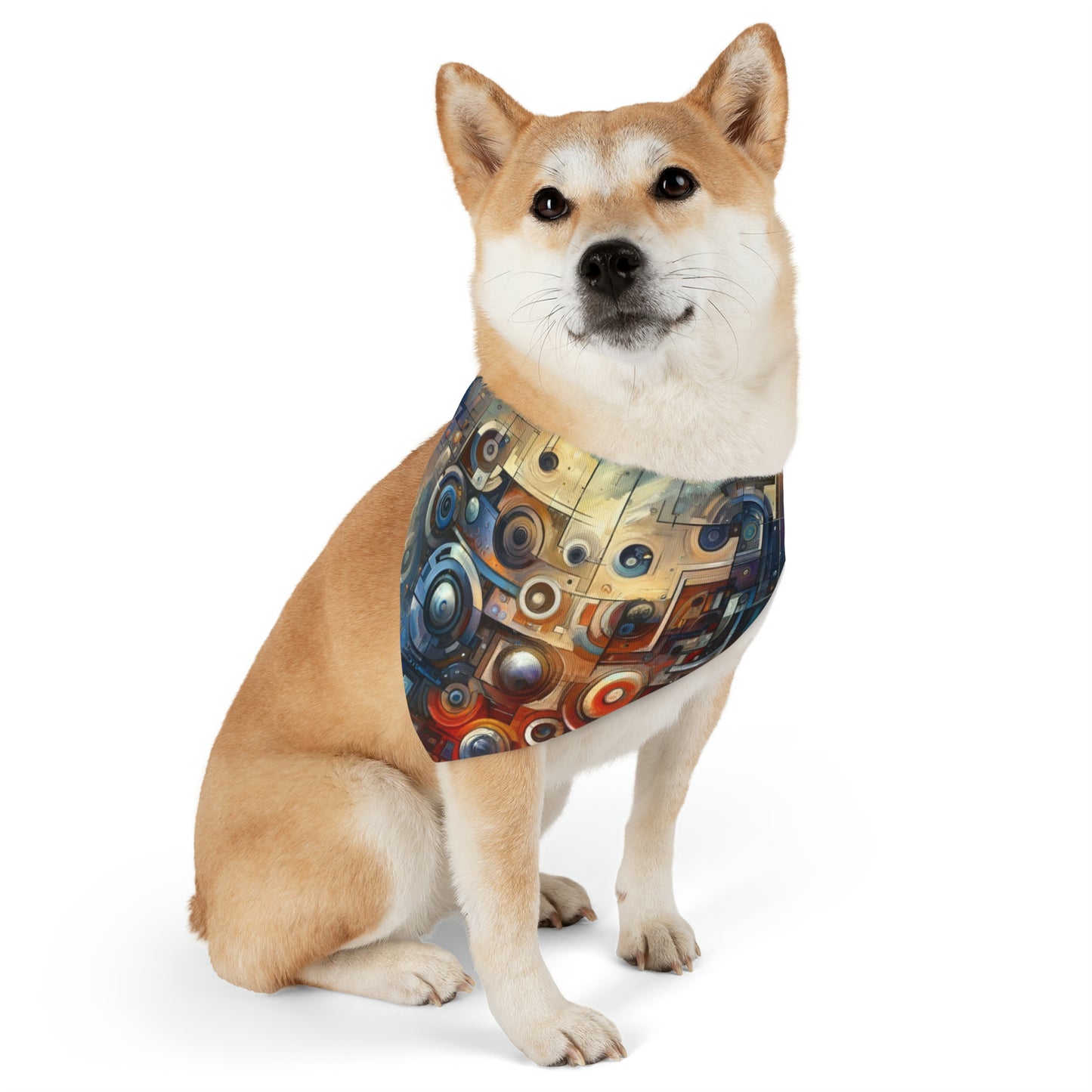 Tech Gratitude Fusion Pet Bandana Collar