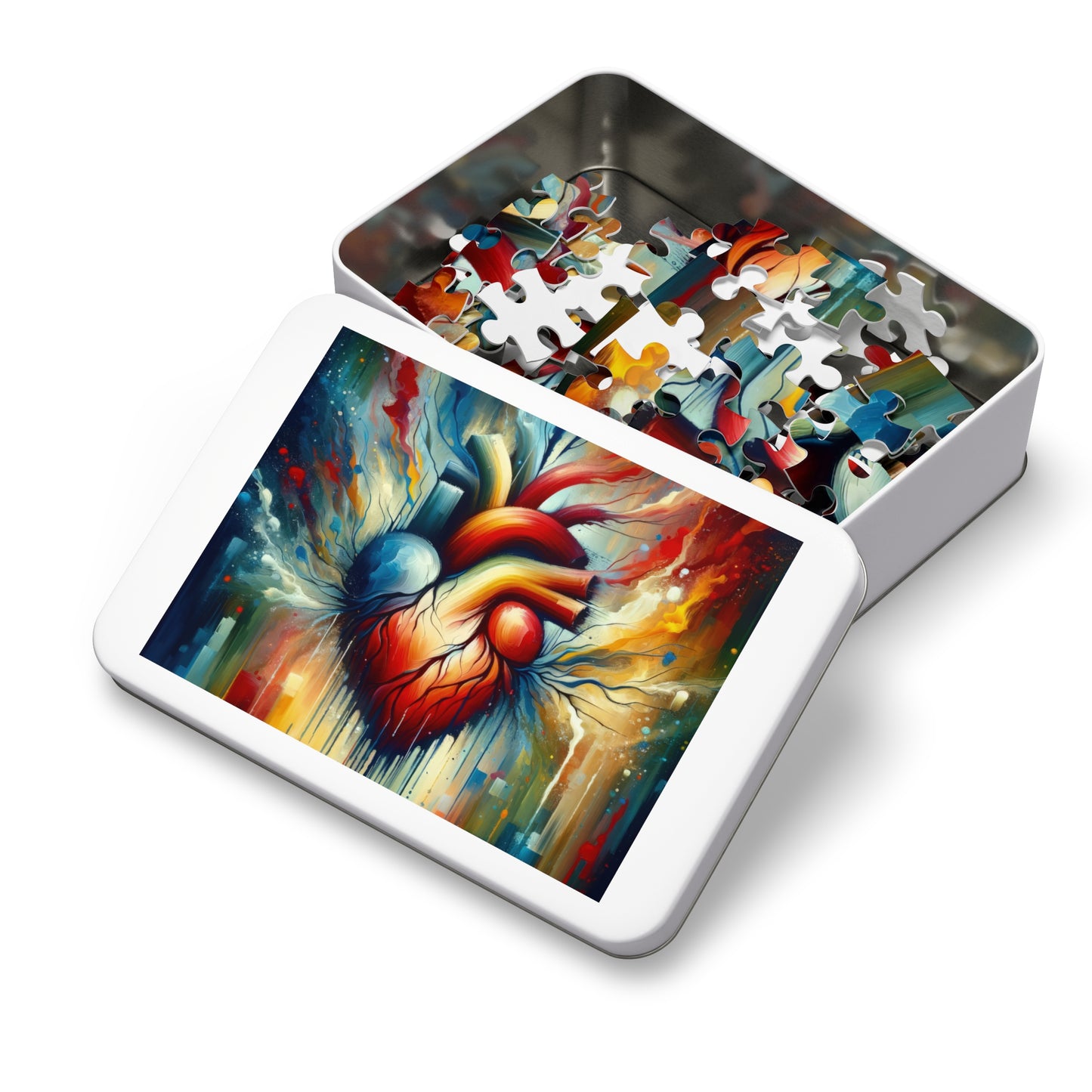Humanity Heart Unveiled Jigsaw Puzzle (30, 110, 252, 500,1000-Piece)