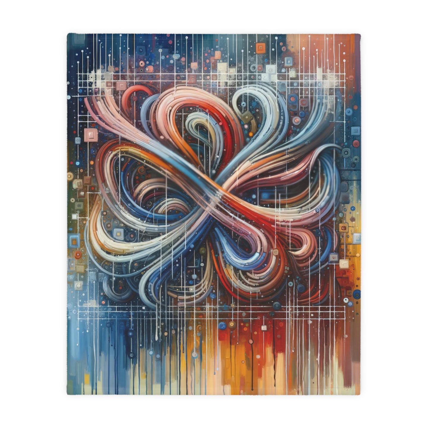 Humanity Tapestry Unification Velveteen Microfiber Blanket (Two-sided print)
