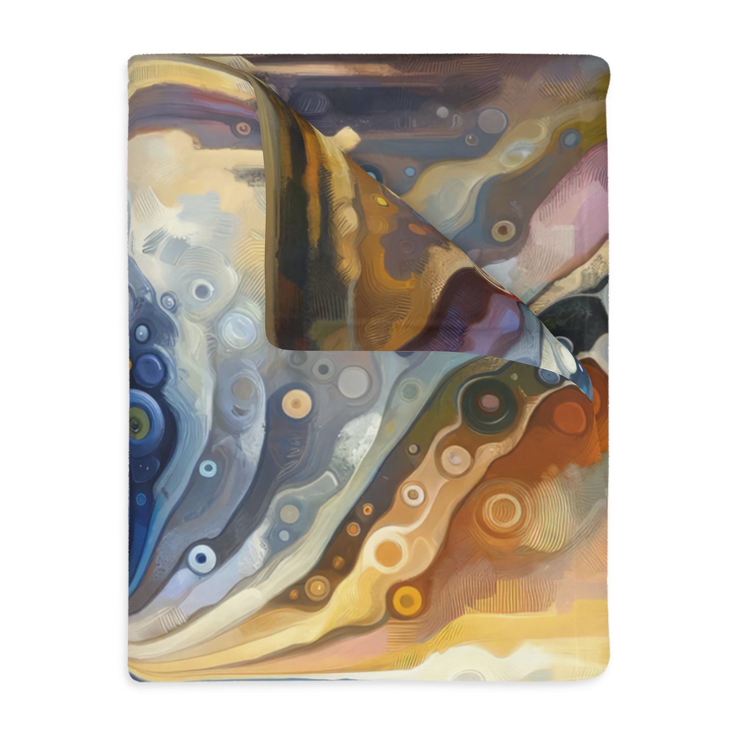 Harmonic Heart Essence Velveteen Microfiber Blanket (Two-sided print)
