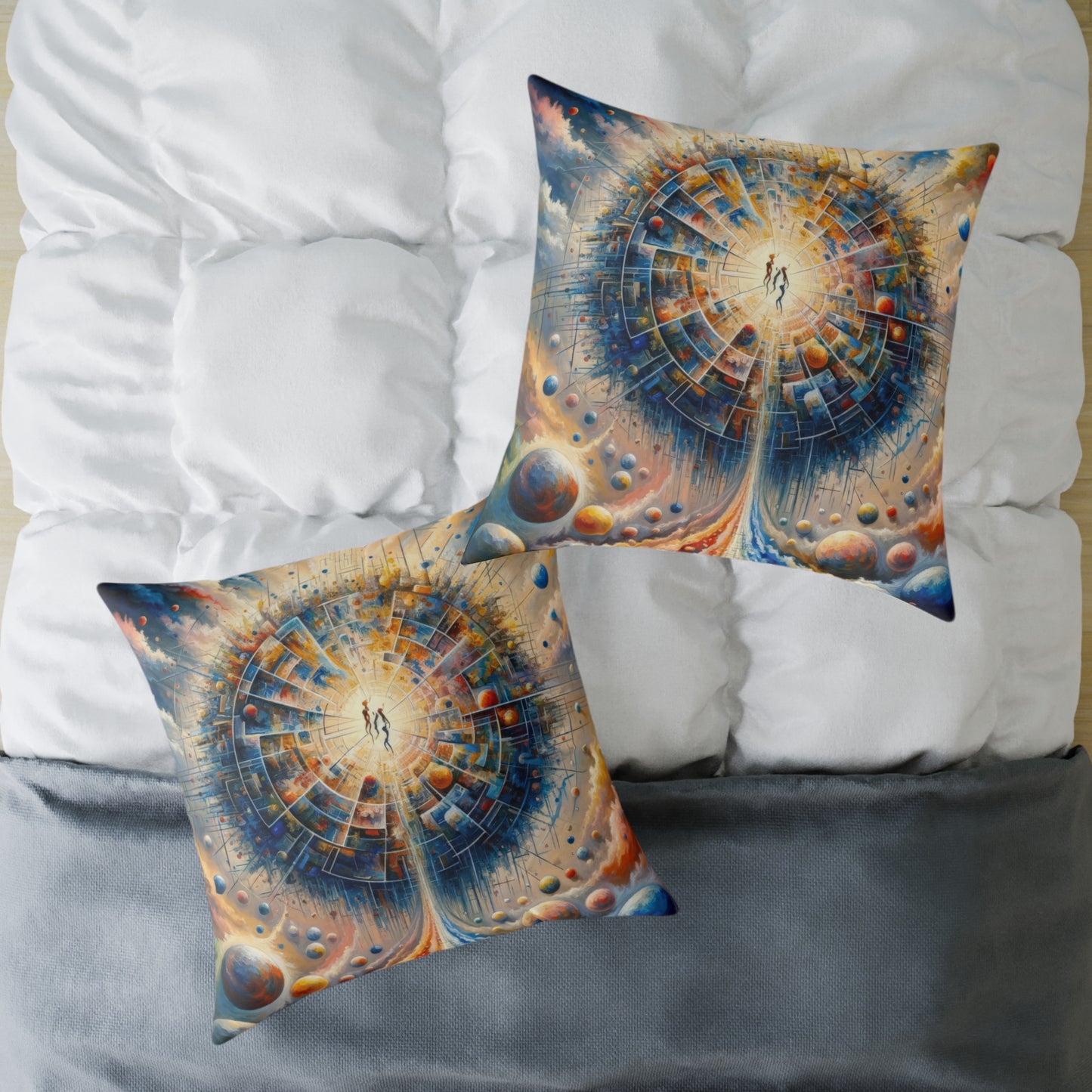 Cosmic Connection Antidote Spun Polyester Pillow