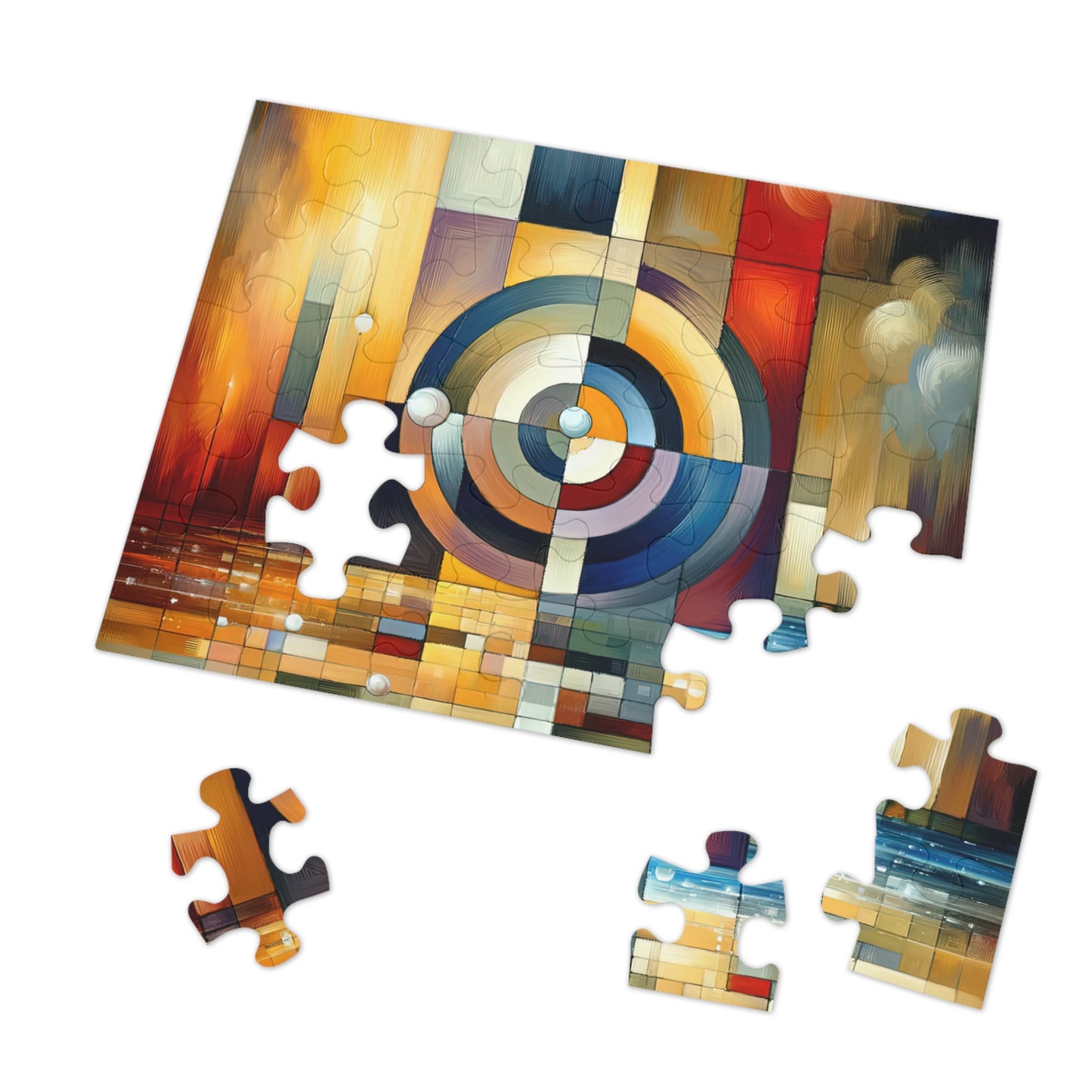 Oneness Through Tachism Jigsaw Puzzle (30, 110, 252, 500,1000-Piece)
