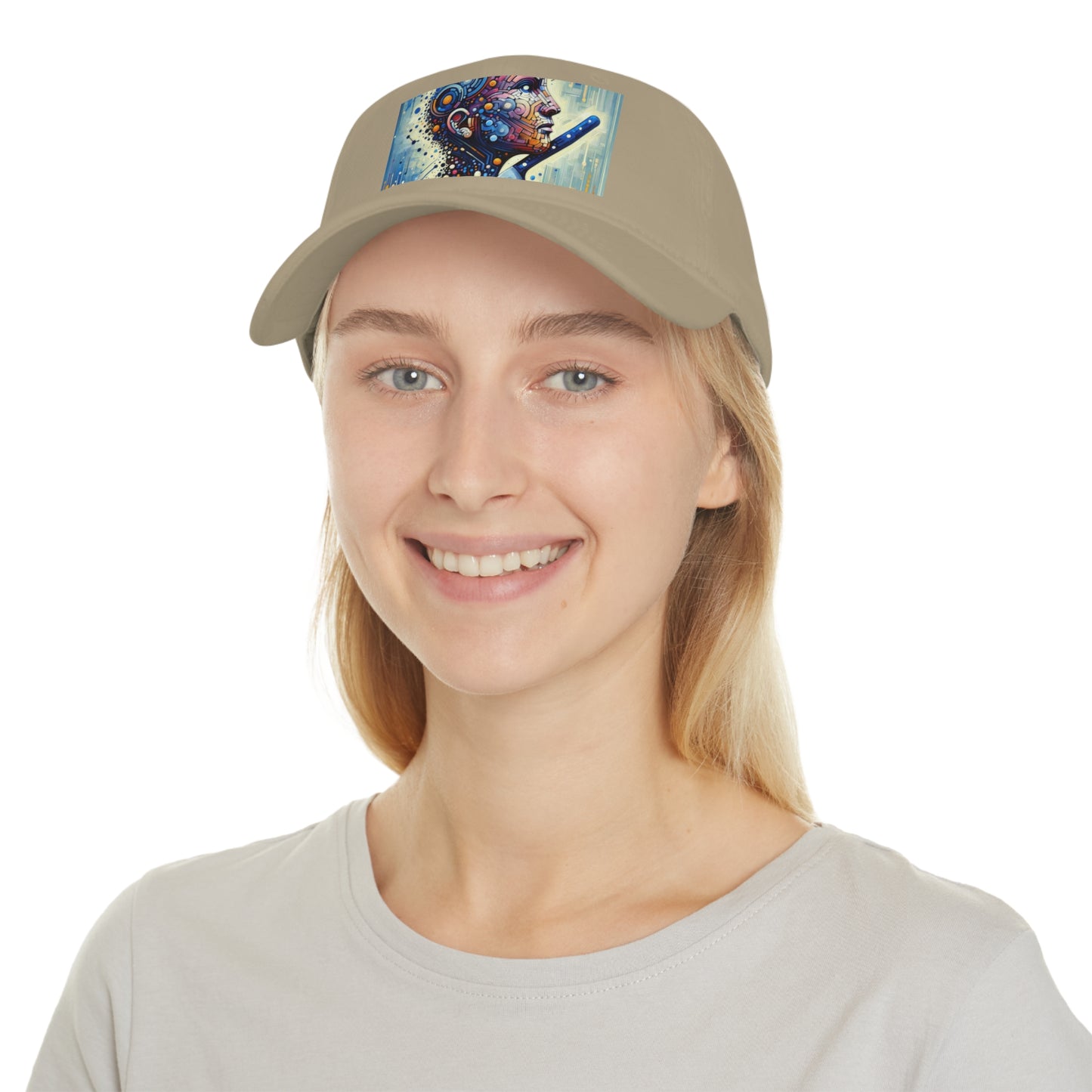 Digital Carving Abstract Low Profile Baseball Cap