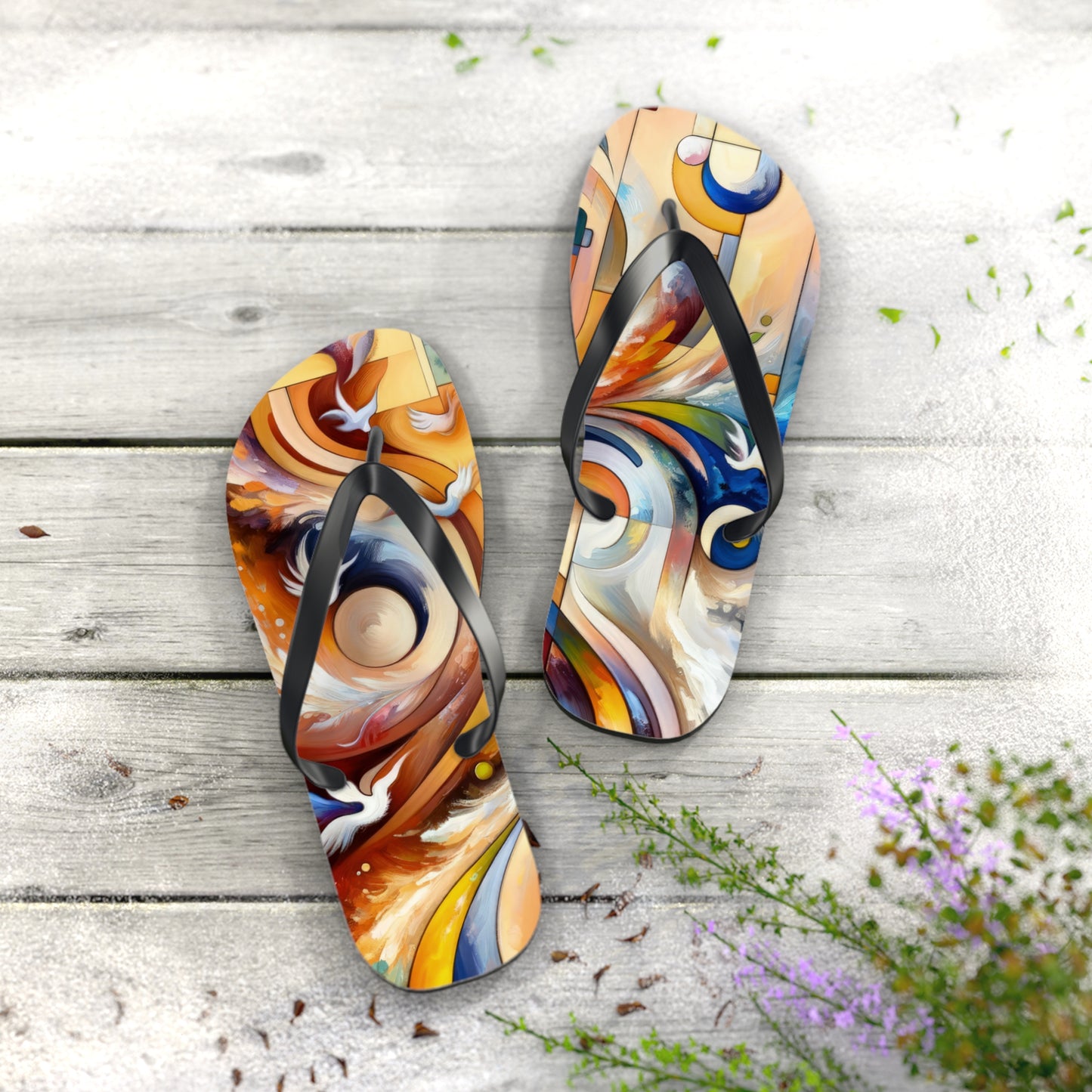 Companionable Lightness Journey Flip Flops