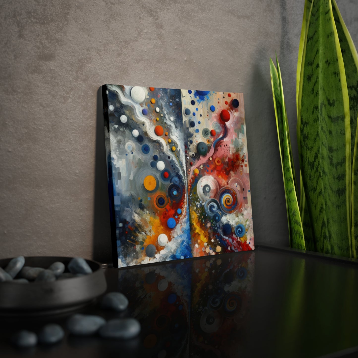 Unity Duality Abstraction Canvas Photo Tile