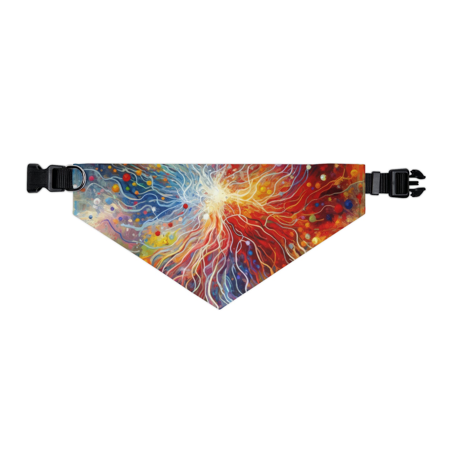 Emotive Yarn Explosion Pet Bandana Collar