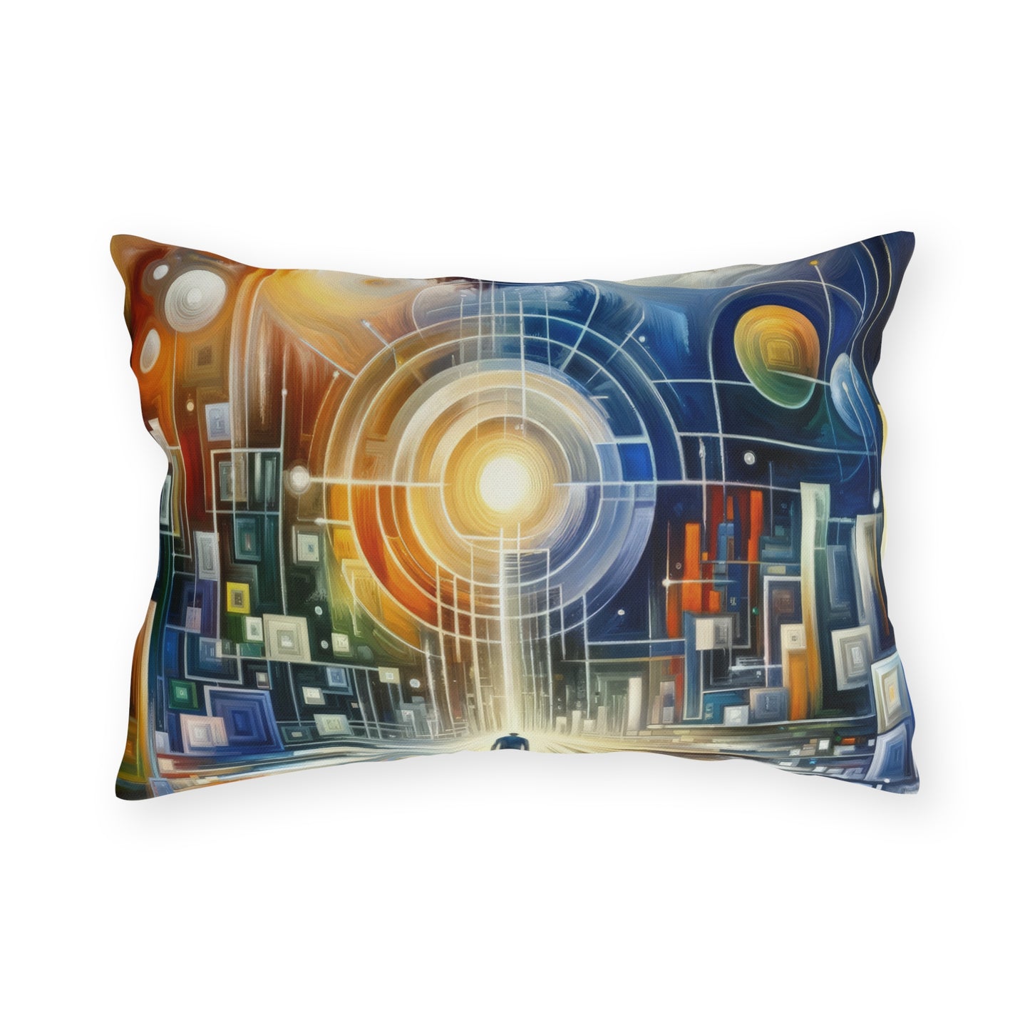 Mindful Megabyte Convergence Outdoor Pillows