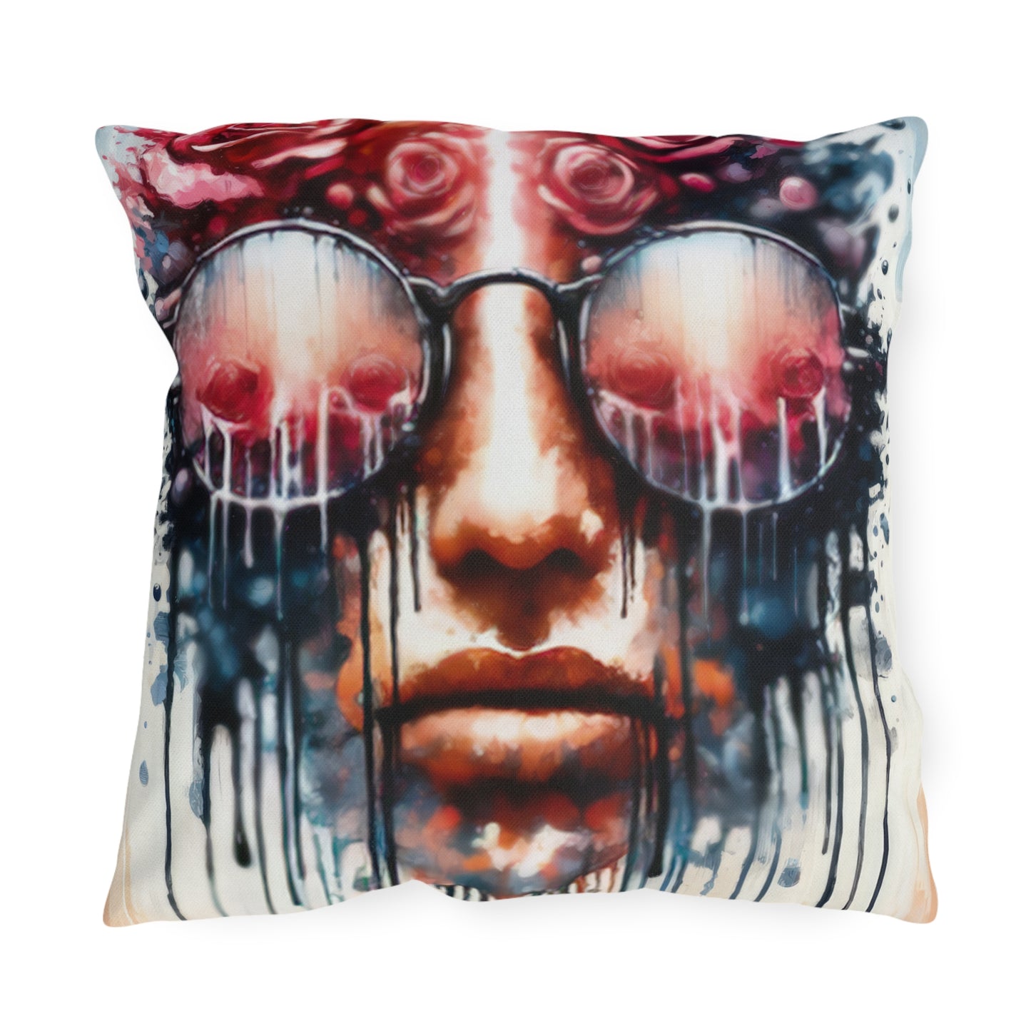 Perception Cleansing Tachism Outdoor Pillows