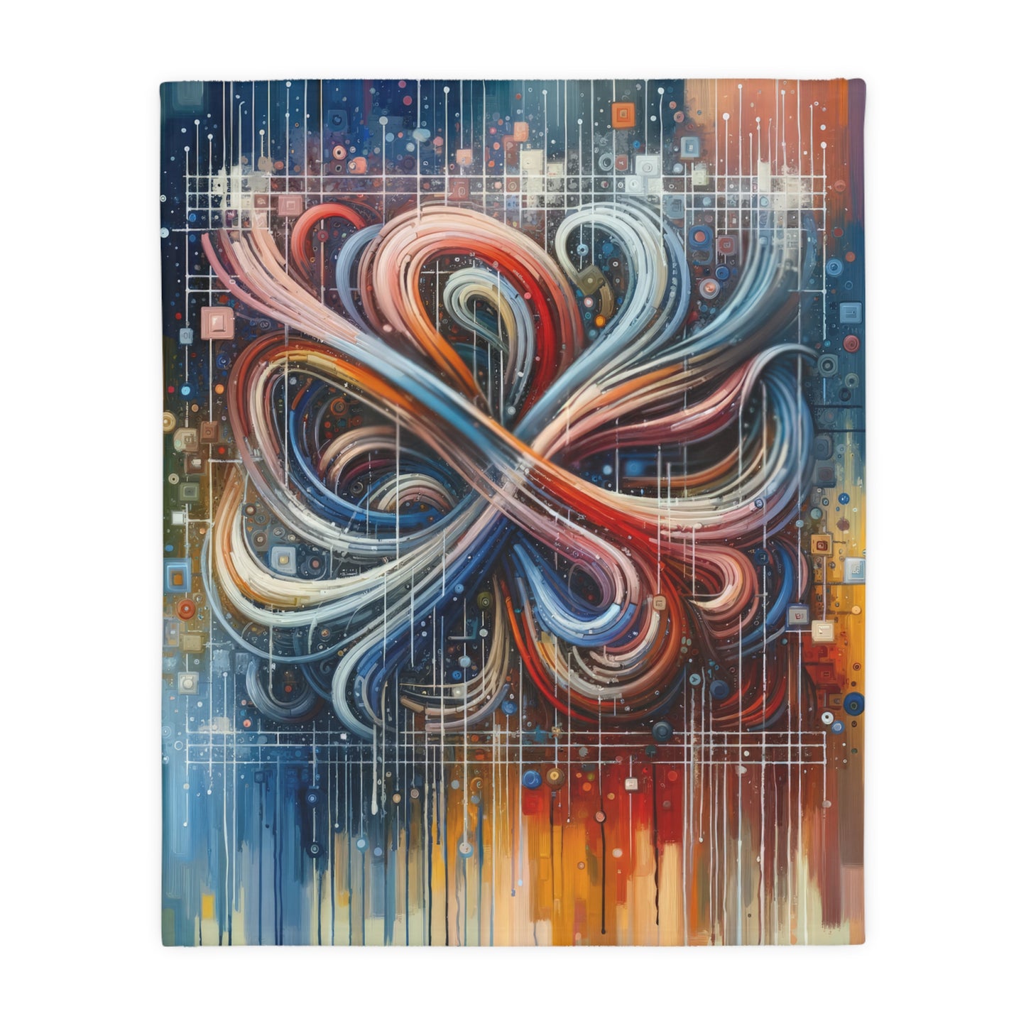 Humanity Tapestry Unification Velveteen Microfiber Blanket (Two-sided print)