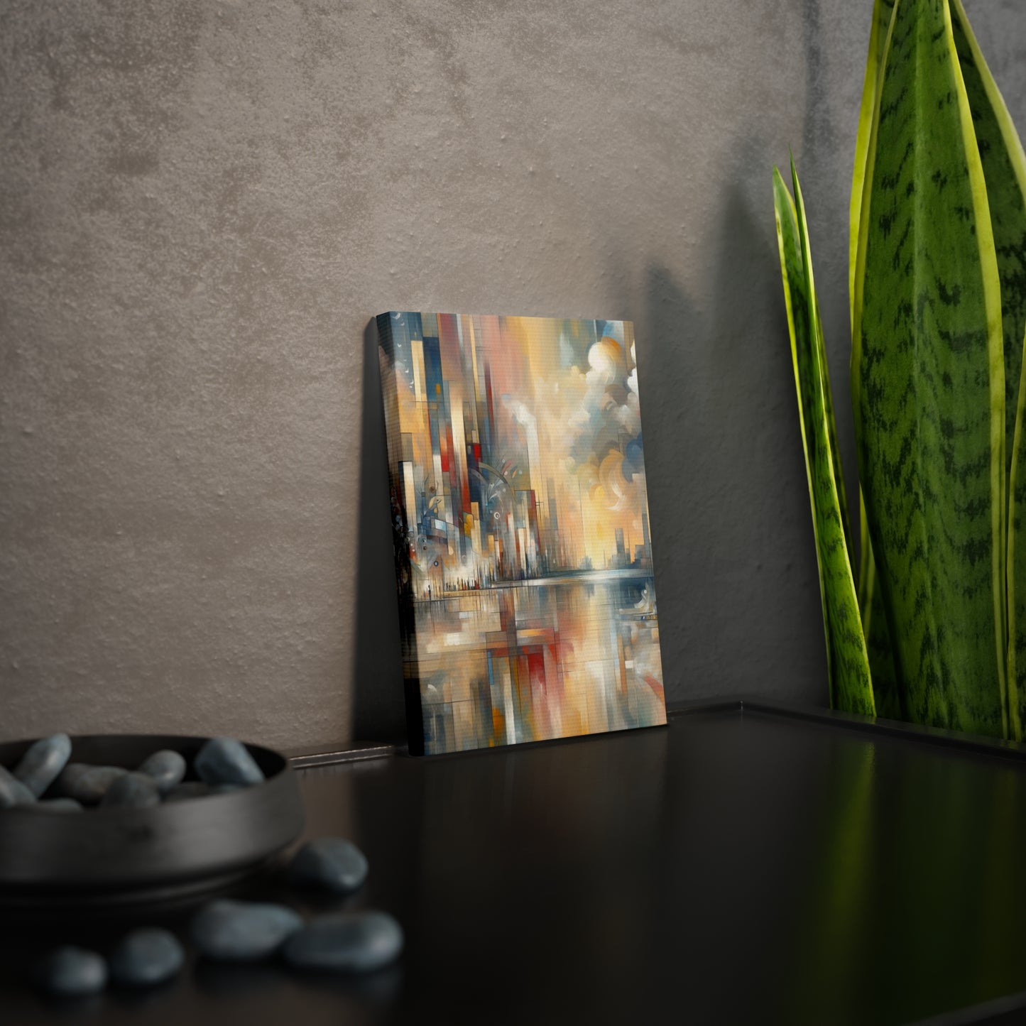 Abstract Buzzing Stillness Canvas Photo Tile