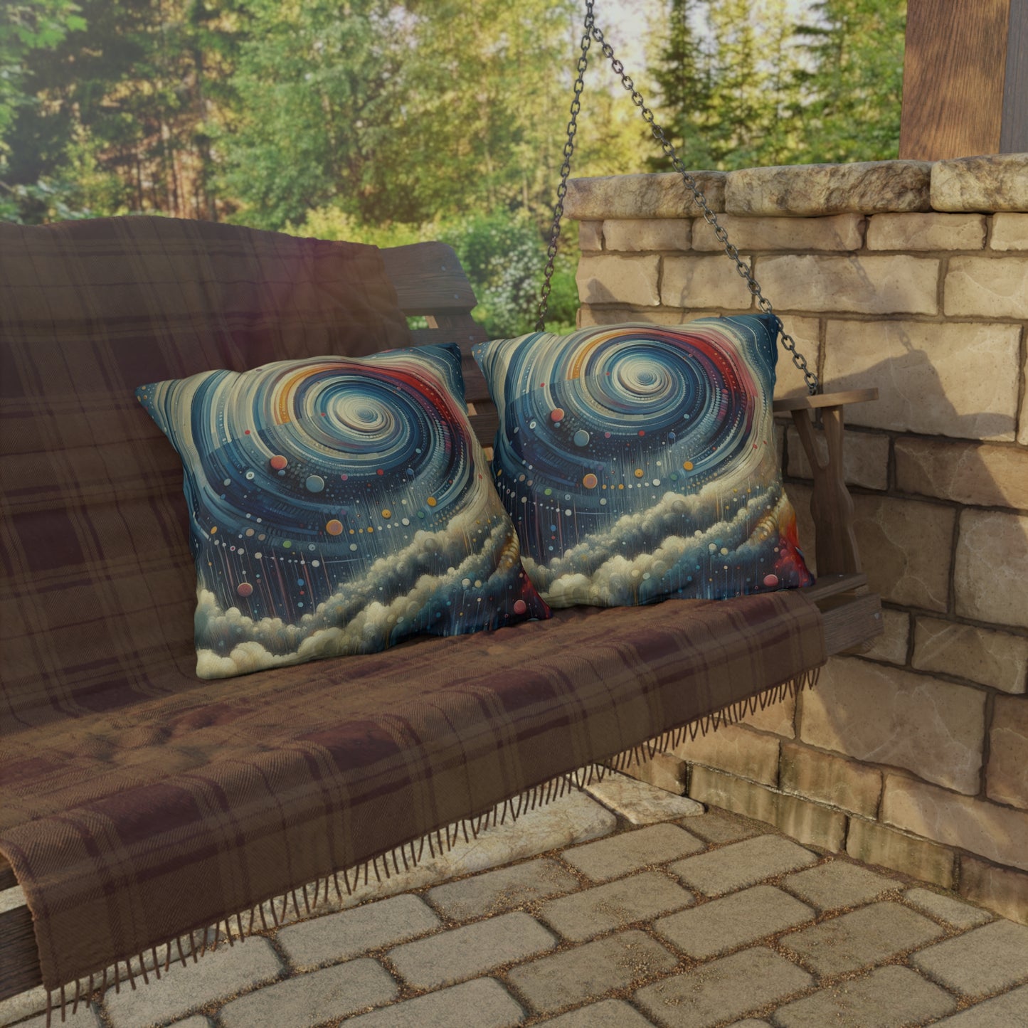 Considerate Echoes Resonate Outdoor Pillows