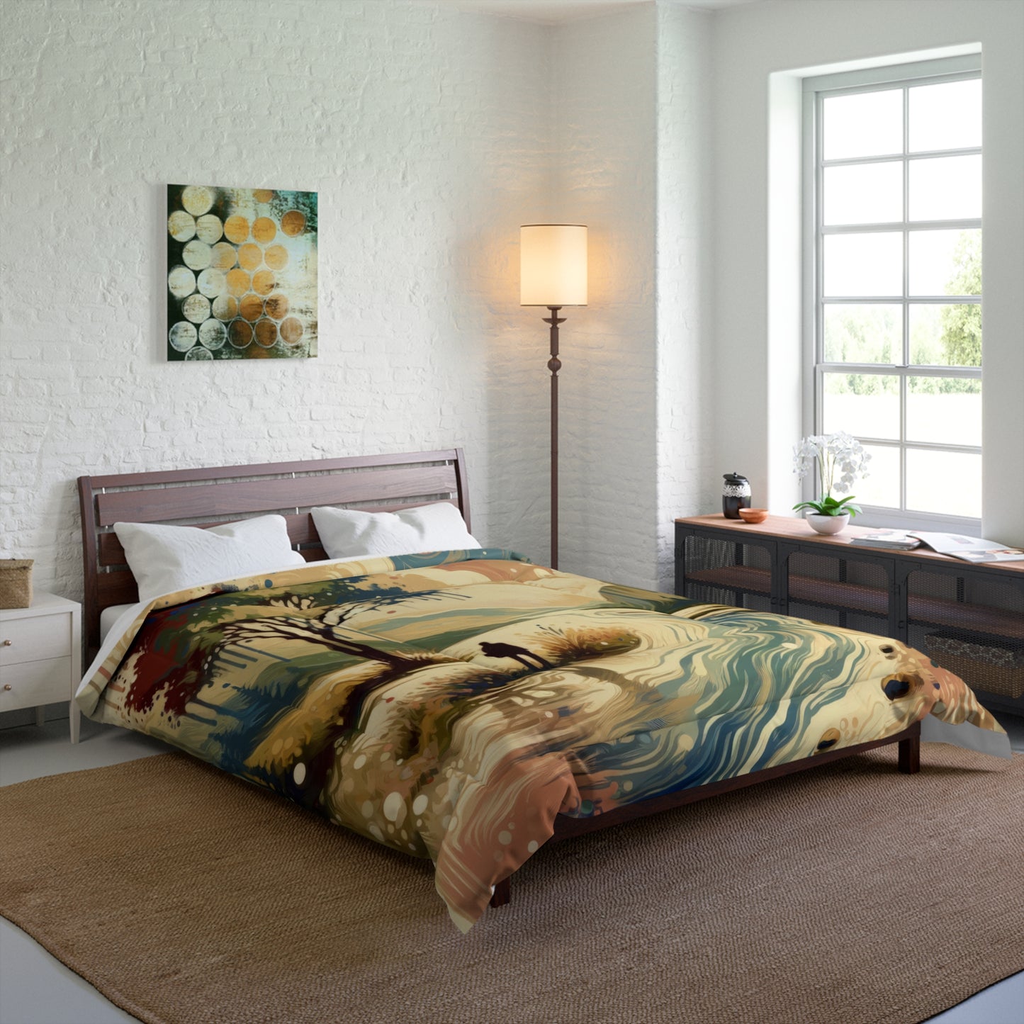 Serene Stream Sojourn Comforter