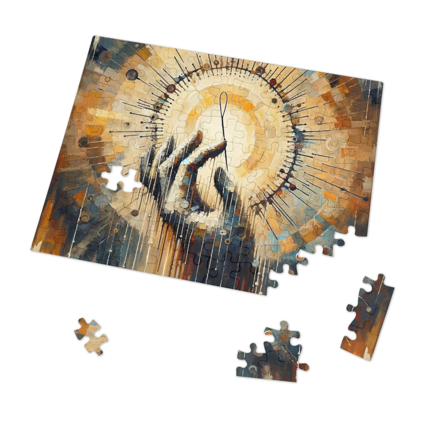 Sovereign Reflective Tachism Jigsaw Puzzle (30, 110, 252, 500,1000-Piece)