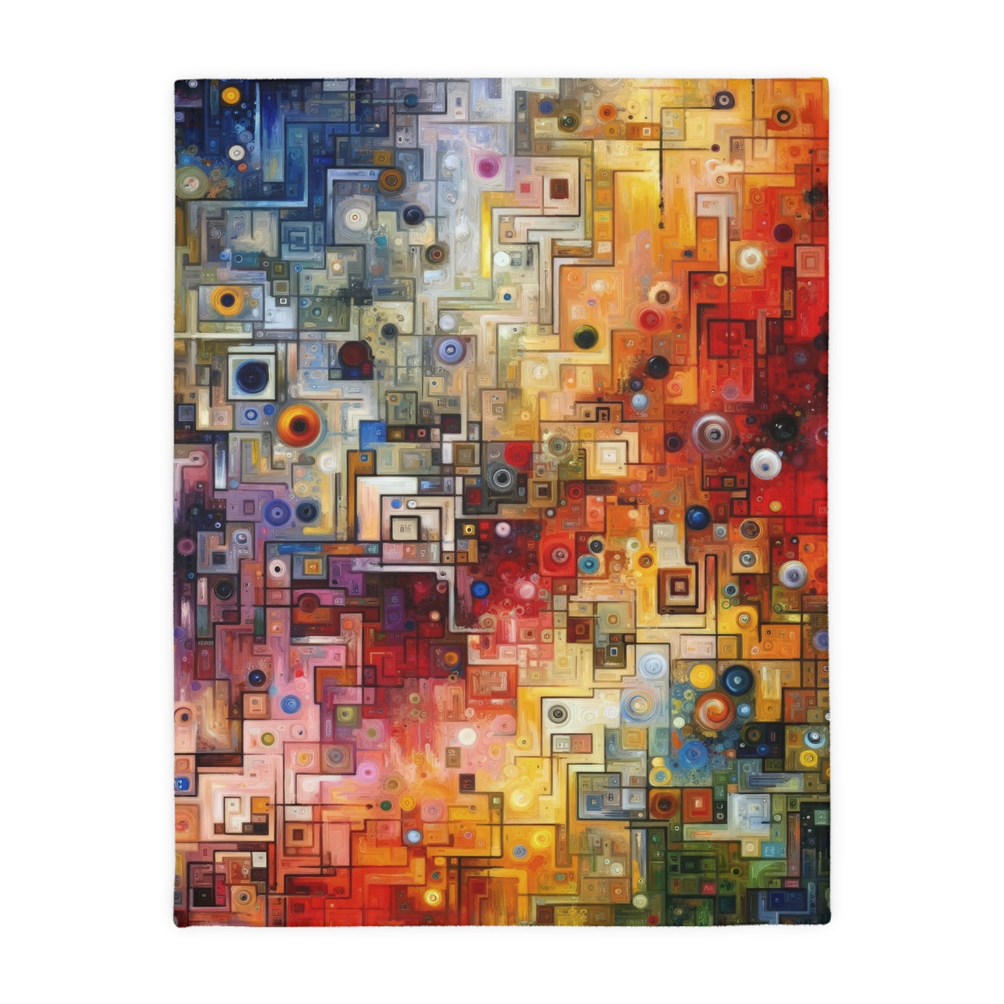 Witty Conversation Tapestry Velveteen Microfiber Blanket (Two-sided print)
