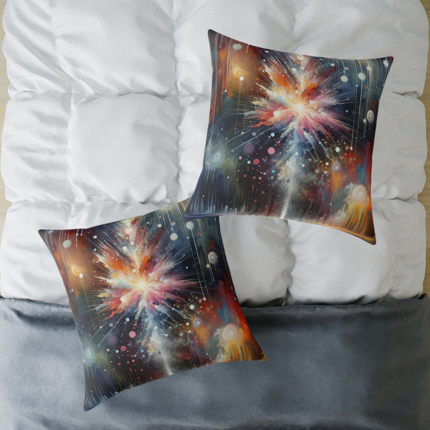 Galactic Mind Clarity Spun Polyester Pillow