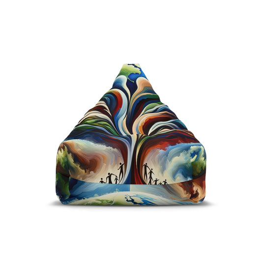 Interconnected Earth Advocates Bean Bag Chair Cover