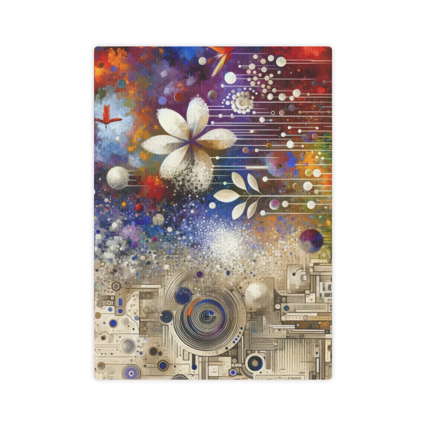 Inner Algorithm Synthesis Canvas Photo Tile