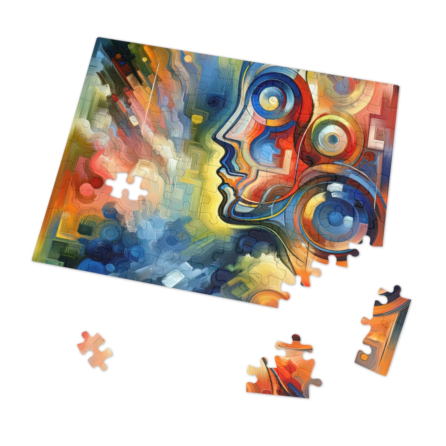 Emotional Perception Abstract Jigsaw Puzzle (30, 110, 252, 500,1000-Piece)