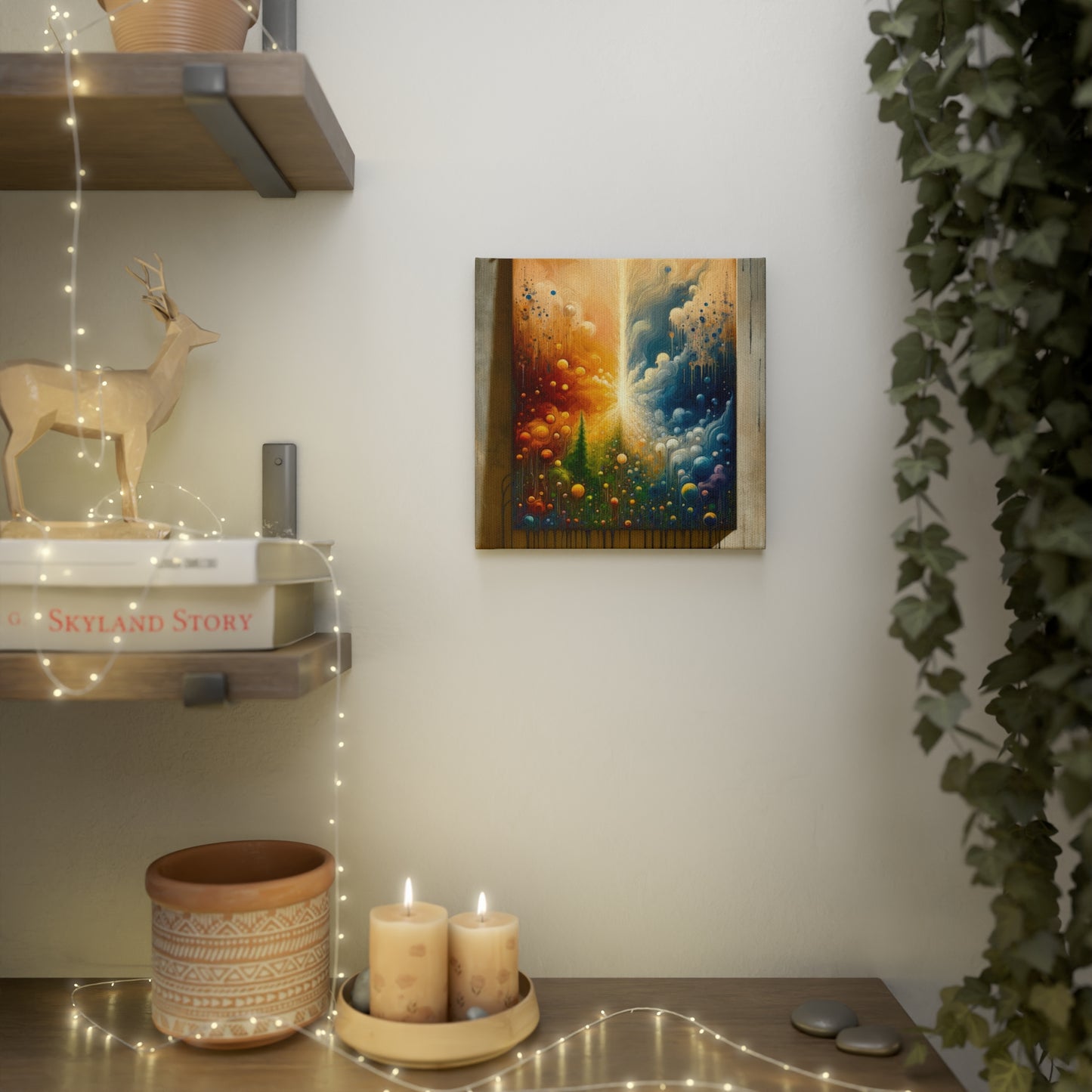Disconnecting Harmonious Reconnection Canvas Photo Tile