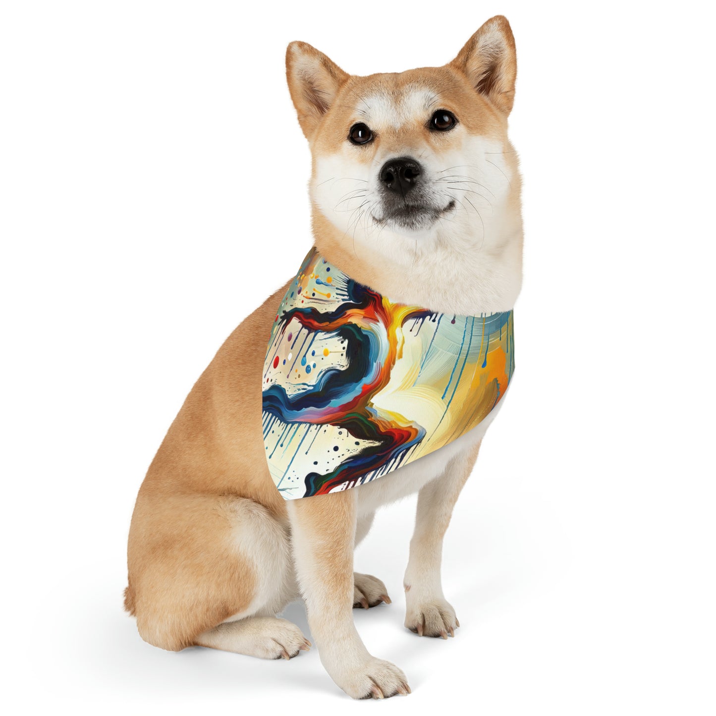 Expressive Dance Reflection Pet Bandana Collar