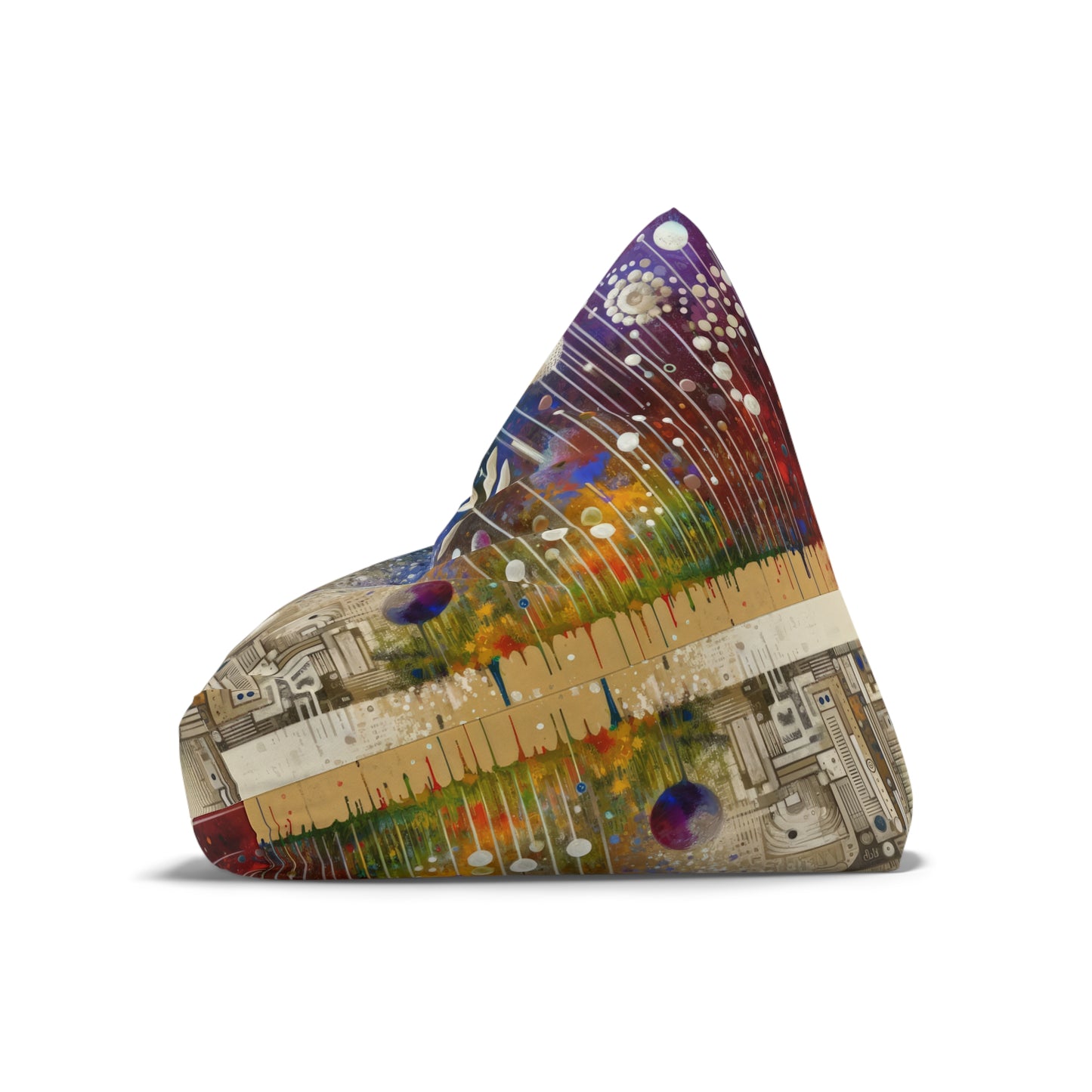 Inner Algorithm Synthesis Bean Bag Chair Cover