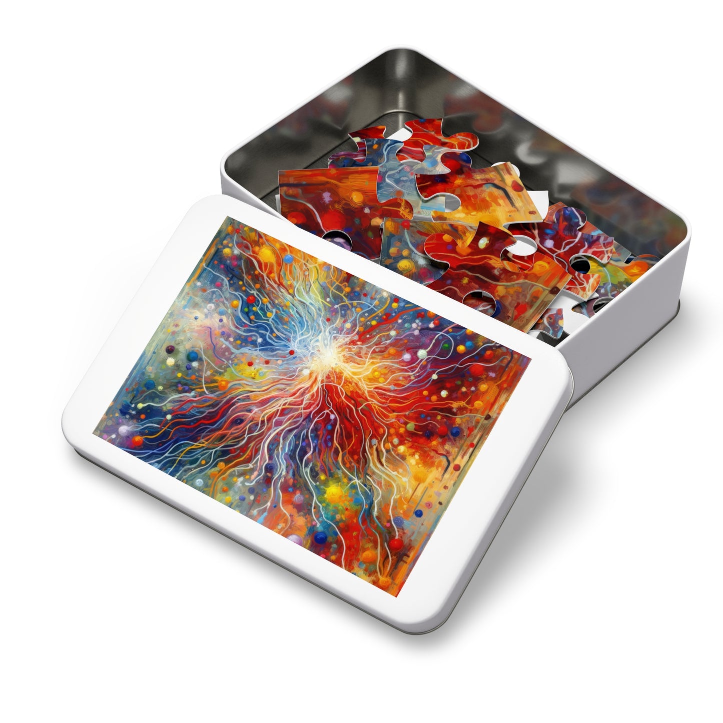 Emotive Yarn Explosion Jigsaw Puzzle (30, 110, 252, 500,1000-Piece)
