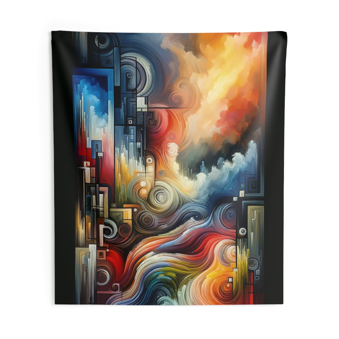 Tuning Essence Abstract Indoor Wall Tapestries