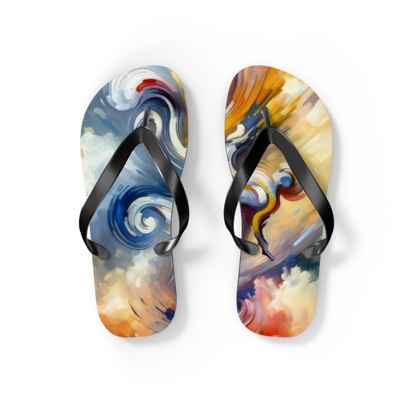 Dancing Disruption Tachism Flip Flops