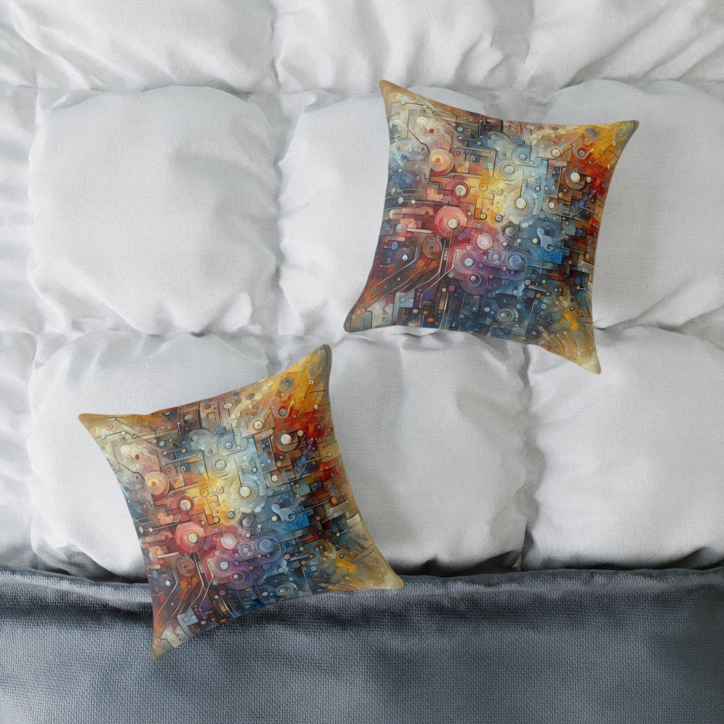 Empathy Scaffold Unity Spun Polyester Pillow