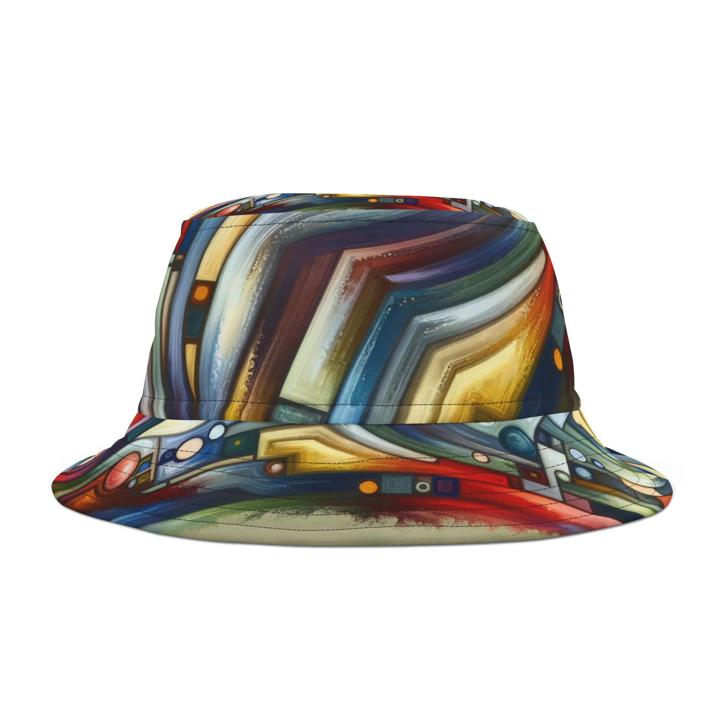 Embracing Faceted Unity Bucket Hat (AOP)