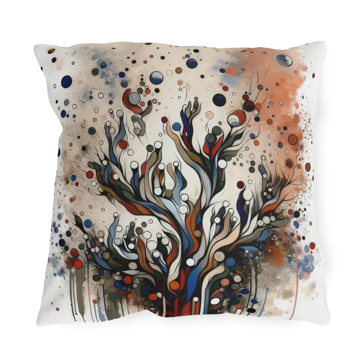 Intentional Unity Splashes Outdoor Pillows