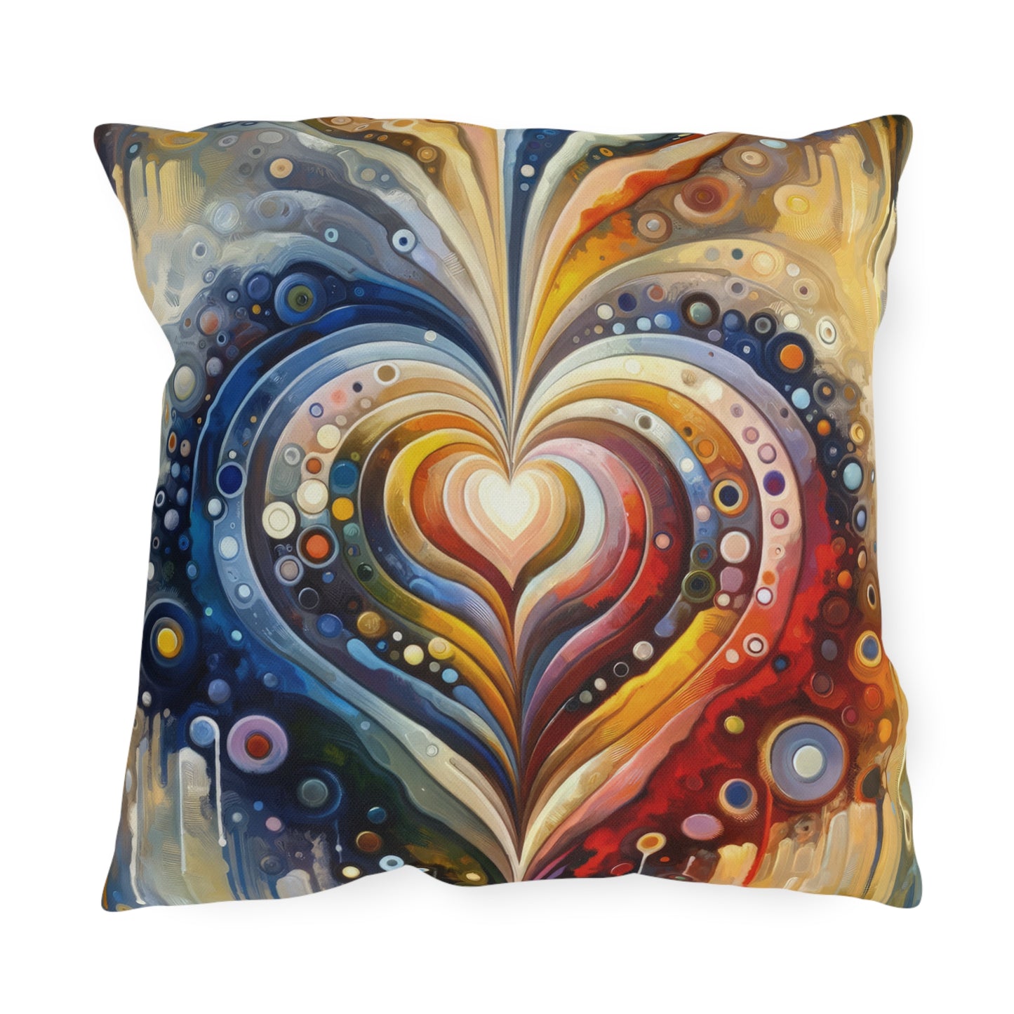 Harmonic Heart Essence Outdoor Pillows
