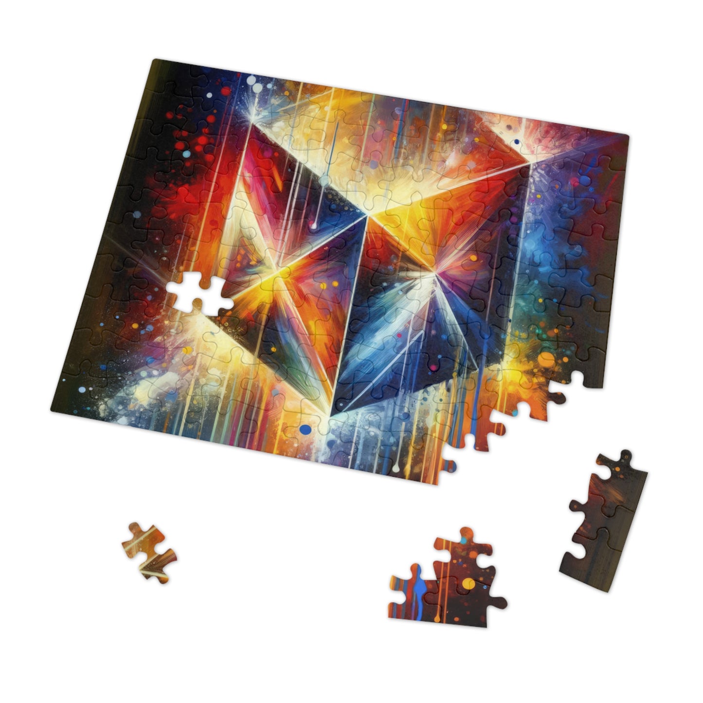 Prismatic Light Spectrum Jigsaw Puzzle (30, 110, 252, 500,1000-Piece)